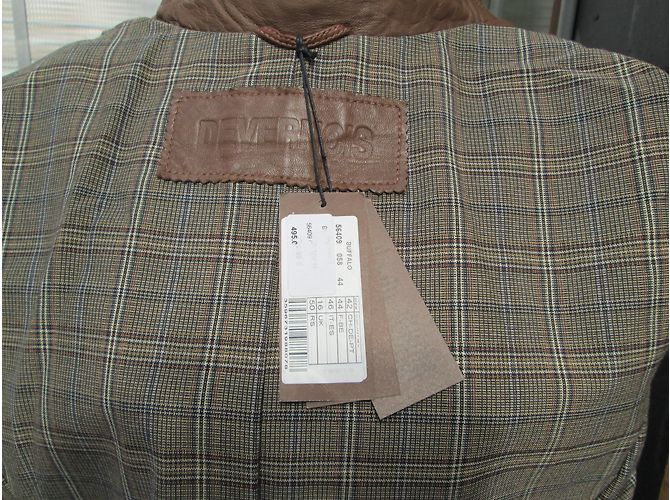 Autre Marque Devernois Lammlederjacke braun - Ansicht 4