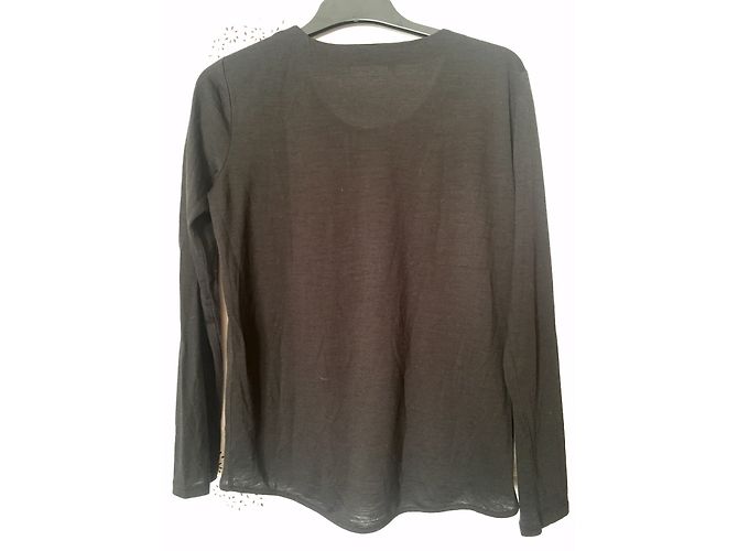Top de renda roxa e lã The Kooples Multicor - vista 4