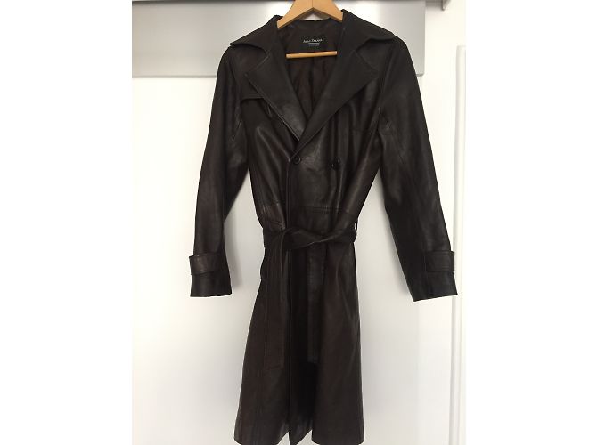 Autre Marque ANNE DELAIGLE Abrigos, Ropa de calle Marrón oscuro - vista 4