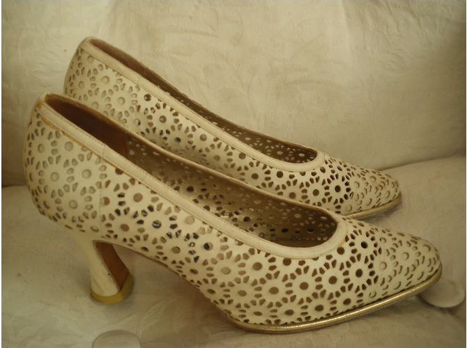 Autre Marque Leder Pumps Beige 39.5IT - Ansicht 4