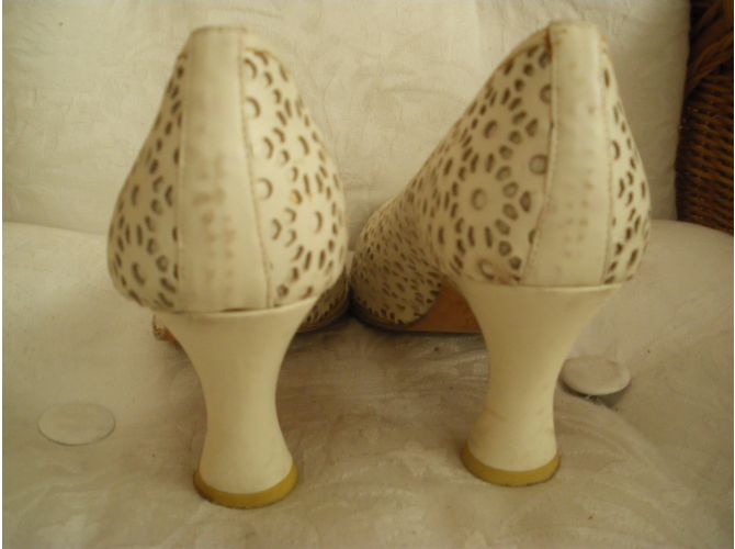 Autre Marque Leder Pumps Beige 39.5IT - Ansicht 6