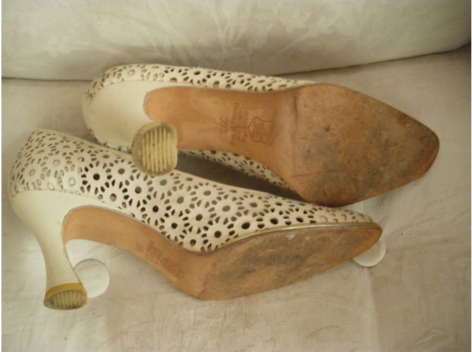 Autre Marque Leder Pumps Beige 39.5IT - Ansicht 8