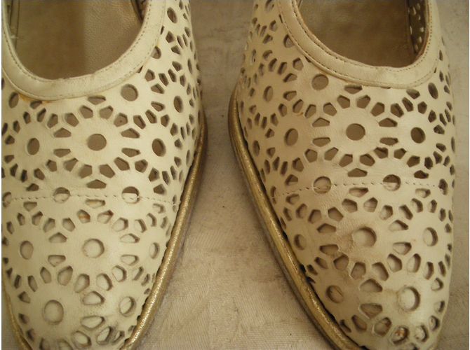 Autre Marque Leder Pumps Beige 39.5IT - Ansicht 9