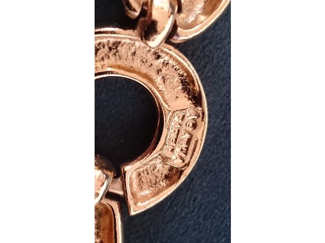 Autre Marque Bracciale Agatha a maglia dorata D'oro - vista 5