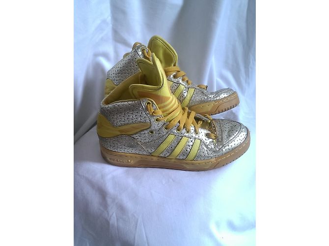 Jeremy Scott Pour Adidas sandali D'oro Giallo - vista 4