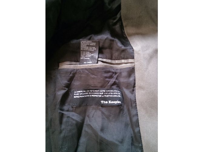 Parka kaki The Kooples con inserti in pelle e cappuccio Cachi - vista 10