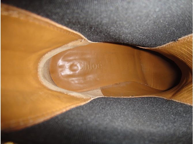 Botines Chloé de ante negro - vista 3