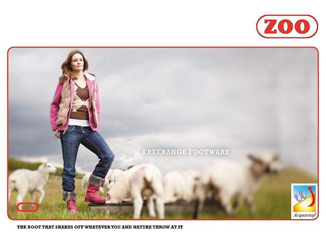 Autre Marque Botas ZOO AQUASTOP de cuero rosa - vista 11