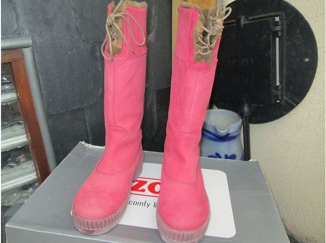 Autre Marque Botas ZOO AQUASTOP de cuero rosa - vista 7