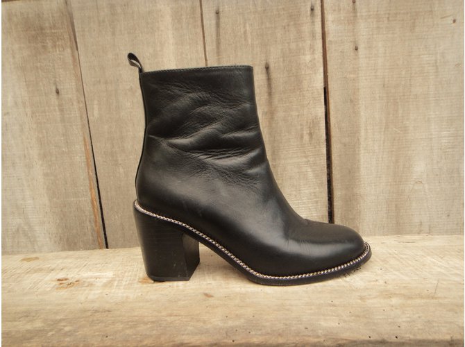 Botines Givenchy de piel negra 36 Negro - vista 5