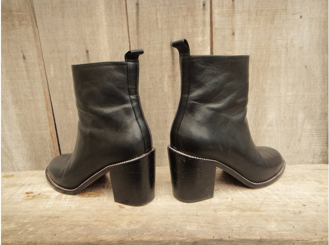 Botines Givenchy de piel negra 36 Negro - vista 9
