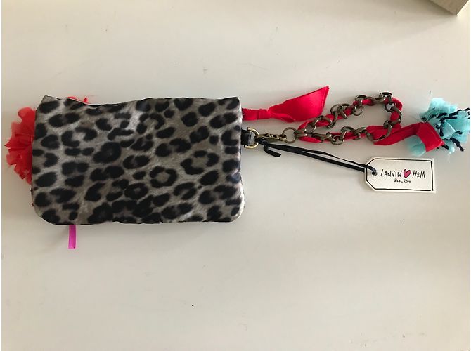 Lanvin For H&M Clutch Bag Stoff Mehrfarbig Mehrfarben - Ansicht 2