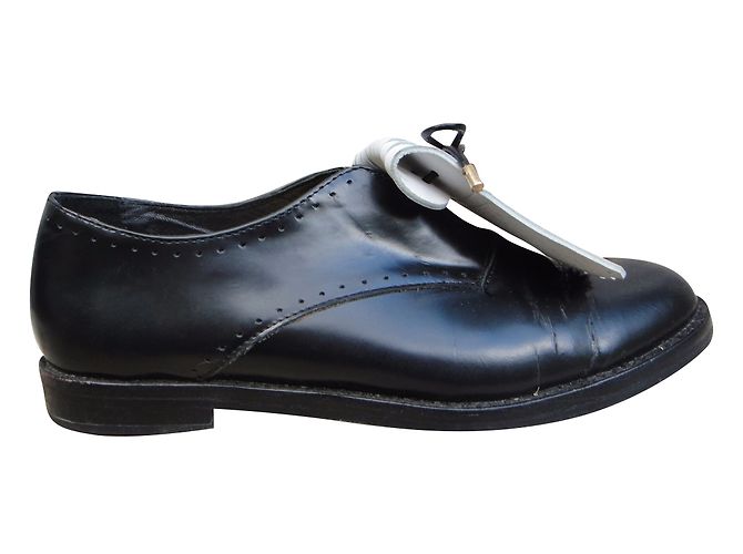Scarpe derby Claudie Pierlot in vernice nera Nero - vista 2