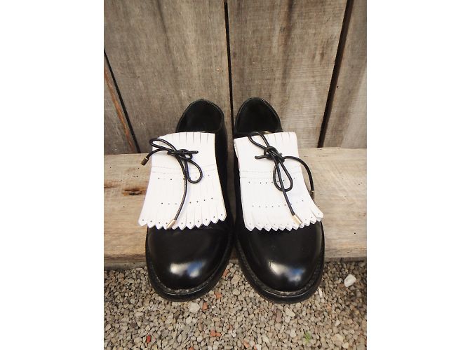 Scarpe derby Claudie Pierlot in vernice nera Nero - vista 6