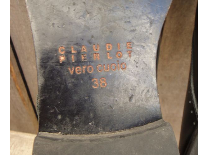 Scarpe derby Claudie Pierlot in vernice nera Nero - vista 9