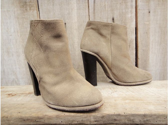 Botines Opening Ceremony Beige de Gamuza - vista 5