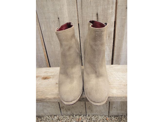 Botines Opening Ceremony Beige de Gamuza - vista 6