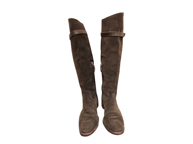 Botas de montar Heschung en piel marrón Castaño - vista 2
