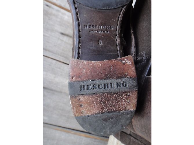 Botas de montar Heschung en piel marrón Castaño - vista 9