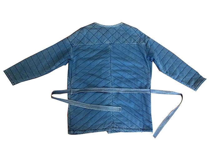 Maison Scotch Giacca lunga trapuntata stile Kimono - vista 2