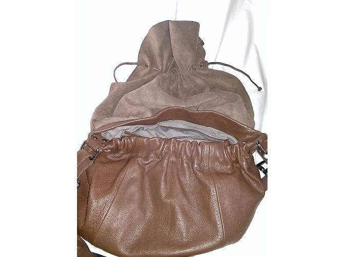 Autre Marque Printemps Brown Leather Shoulder Bag - view 10