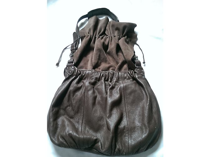 Autre Marque Printemps Brown Leather Shoulder Bag - view 8
