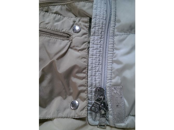 Chaqueta de Plumón Prada Beige de Nylon - vista 13