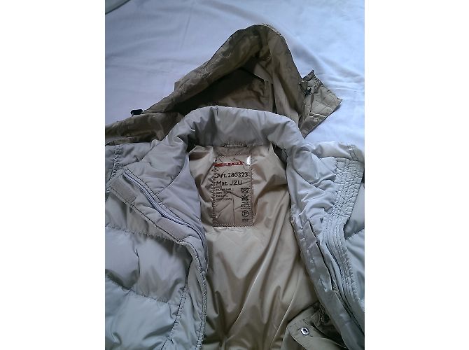 Chaqueta de Plumón Prada Beige de Nylon - vista 15