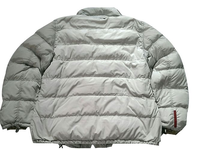 Chaqueta de Plumón Prada Beige de Nylon - vista 2