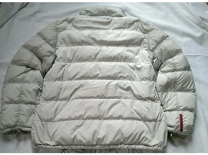 Chaqueta de Plumón Prada Beige de Nylon - vista 4