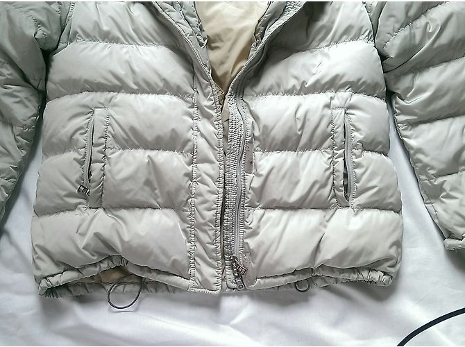 Chaqueta de Plumón Prada Beige de Nylon - vista 7