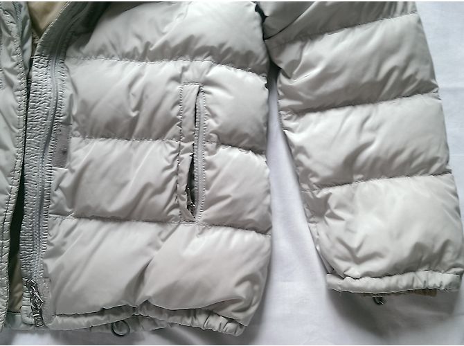 Chaqueta de Plumón Prada Beige de Nylon - vista 8