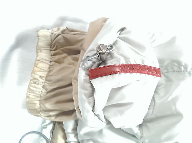 Chaqueta de Plumón Prada Beige de Nylon - vista 9