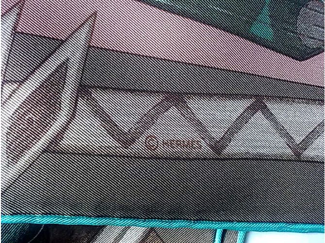 Hermès Lenços de seda Multicor - vista 4