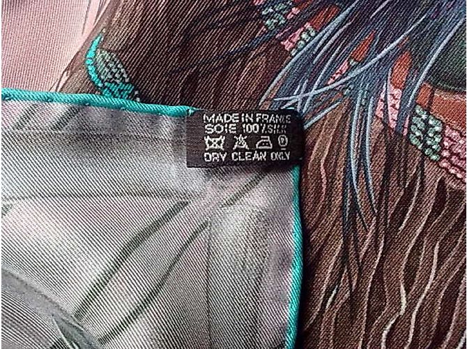 Hermès Lenços de seda Multicor - vista 6