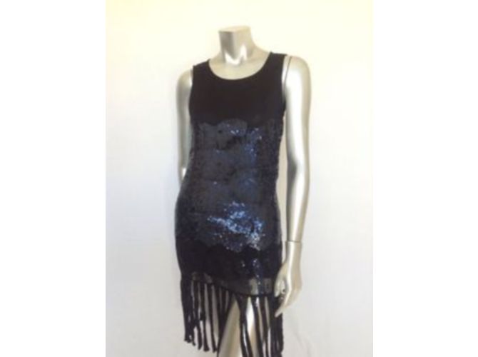 Kate Moss For Topshop Kleider Schwarz Blau - Ansicht 10