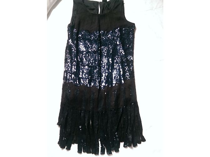 Kate Moss For Topshop Kleider Schwarz Blau - Ansicht 3