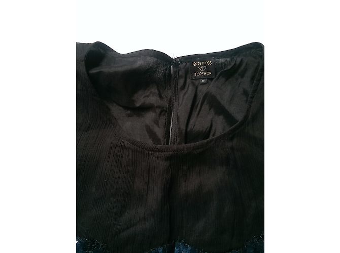 Kate Moss For Topshop Kleider Schwarz Blau - Ansicht 9