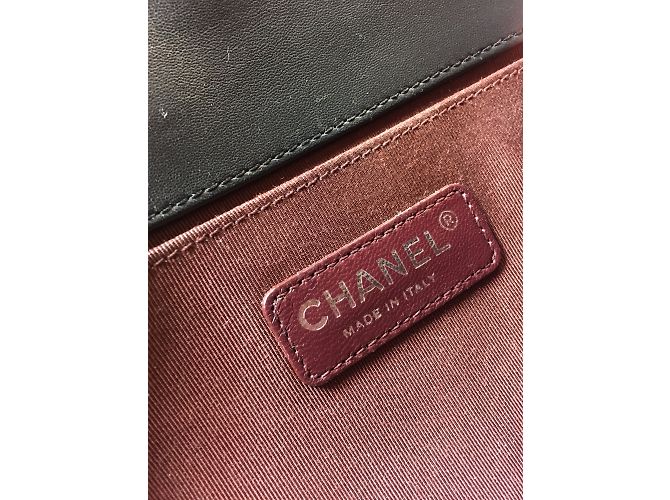 Chanel Boy Medium Chevron Navy Navy blue - view 16