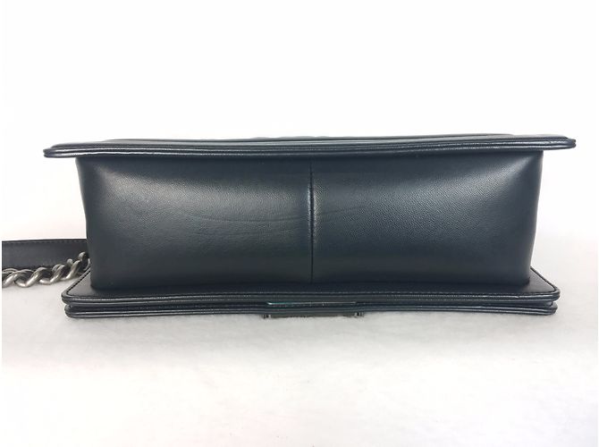 Chanel Boy Medium Chevron Navy Navy blue - view 7