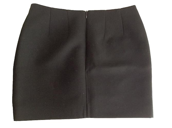 Anthony Vaccarello Falda Negro - vista 2