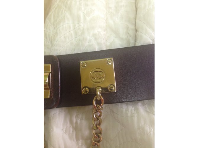 Vintage Chanel Gürtel Cognac - Ansicht 8