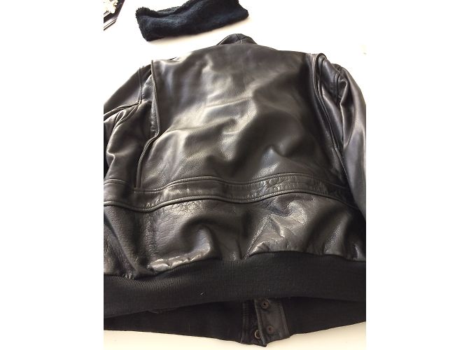 Blouson En Cuir Marron Chocolat Mac Douglas Pour Homme, Taille M (50) - Neuf Sans étiquettes