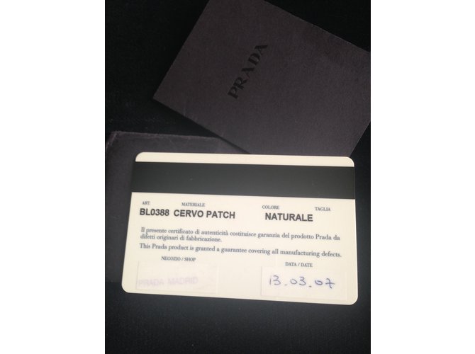 Patch Prada cervo BLO388 Castagno - vista 14