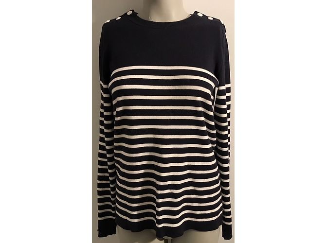 Petit Bateau pull marin à rayures - vue 13