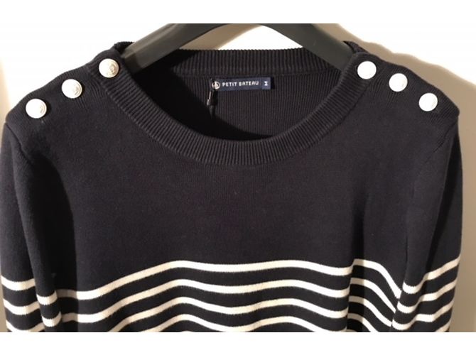 Petit Bateau pull marin à rayures - vue 5