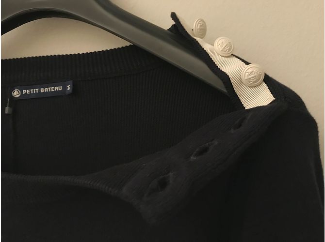 Petit Bateau pull marin à rayures - vue 9