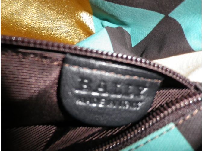 Bally Handtasche aus schwarzem Leder - Ansicht 6