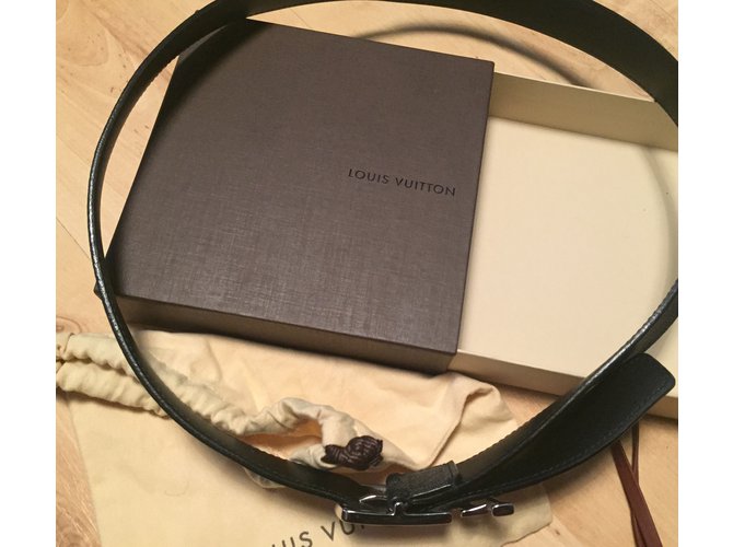Louis Vuitton cinture Nero - vista 4