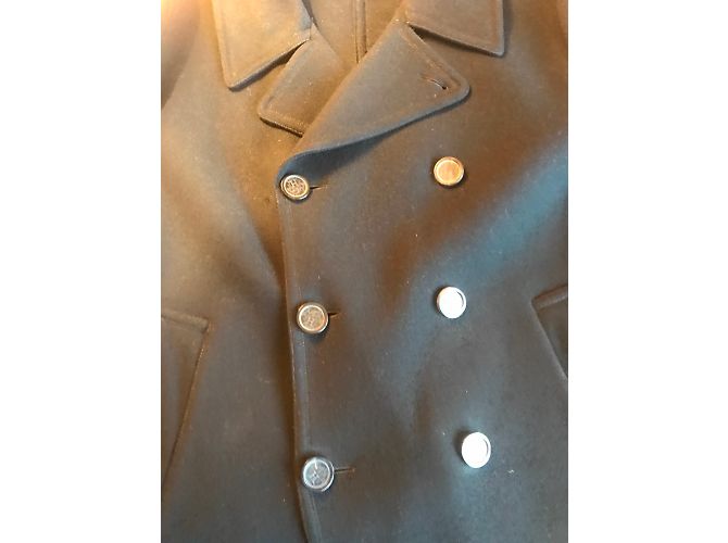 Cappotto Hermès in lana e cashmere nero - vista 2